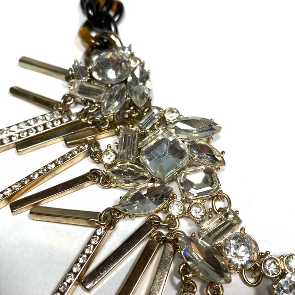 BaubleBar Necklace Rhinestones Bling Statement 17.5”+2” - Picture 14 of 16
